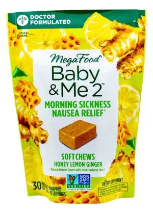 MegaFood Baby & Me 2(TM) Morning Sickness Nausea Relief* Soft Chews -- nausea relief, morning sickness