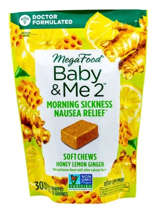 MegaFood Baby & Me 2(TM) Morning Sickness Nausea Relief* Soft Chews -- nausea relief, morning sickness