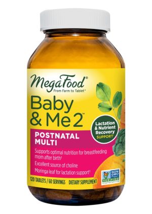 MegaFood Baby & Me 2(TM) Postnatal Multi -- postnatal vitamins, breastfeeding support