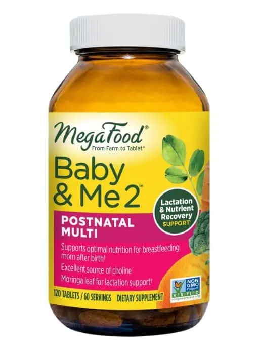 MegaFood Baby & Me 2(TM) Postnatal Multi -- postnatal vitamins, breastfeeding support