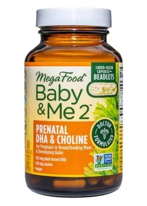 Megafood Baby & Me 2 Prenatal DHA & Choline -- prenatal DHA, choline supplement