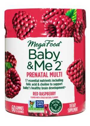 Megafood Baby & Me 2(TM) Prenatal Multi Gummies -- prenatal vitamins, organic gummies