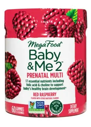 Megafood Baby & Me 2(TM) Prenatal Multi Gummies -- prenatal vitamins, organic gummies