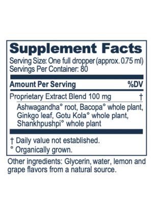 Ayush Herbs BacopaPlus Kids Drops -- kids focus support, Ayurvedic herbs. - Back