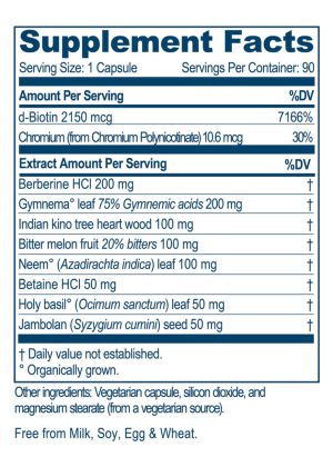 Ayush Herbs BioGymnema(TM) -- blood sugar support, herbal blend. - Back