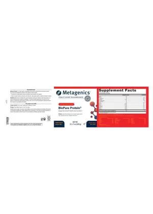 Metagenics BioPure Protein(R) -- whey protein, immune support. - Back