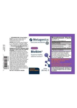 Metagenics BioSom(R) -- immune support, adrenal health. - Back