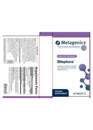 Metagenics Blisphora(R) -- SAMe supplement, mood support. - Back