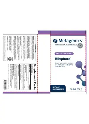 Metagenics Blisphora(R) -- SAMe supplement, mood support. - Back