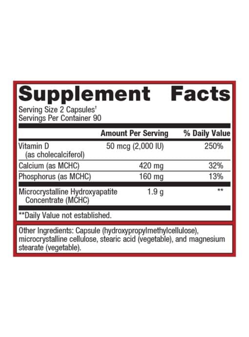Metagenics Bone Builder(R) Plus -- bone health, mineral density. - Back