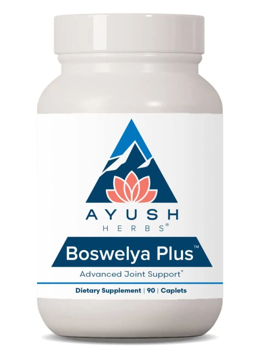Ayush Herbs Boswelya Plus -- Boswellia extract, joint support.