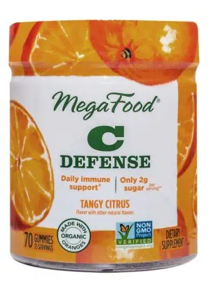 Megafood C Defense Gummies Tangy Citrus -- immune support, vitamin C