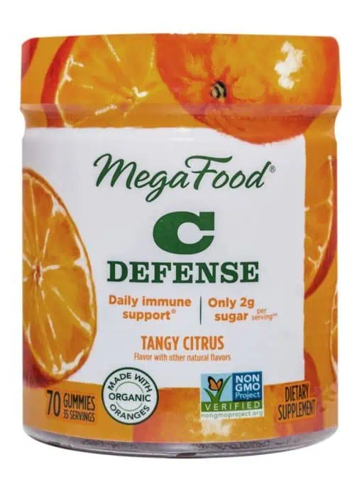 Megafood C Defense Gummies Tangy Citrus -- immune support, vitamin C