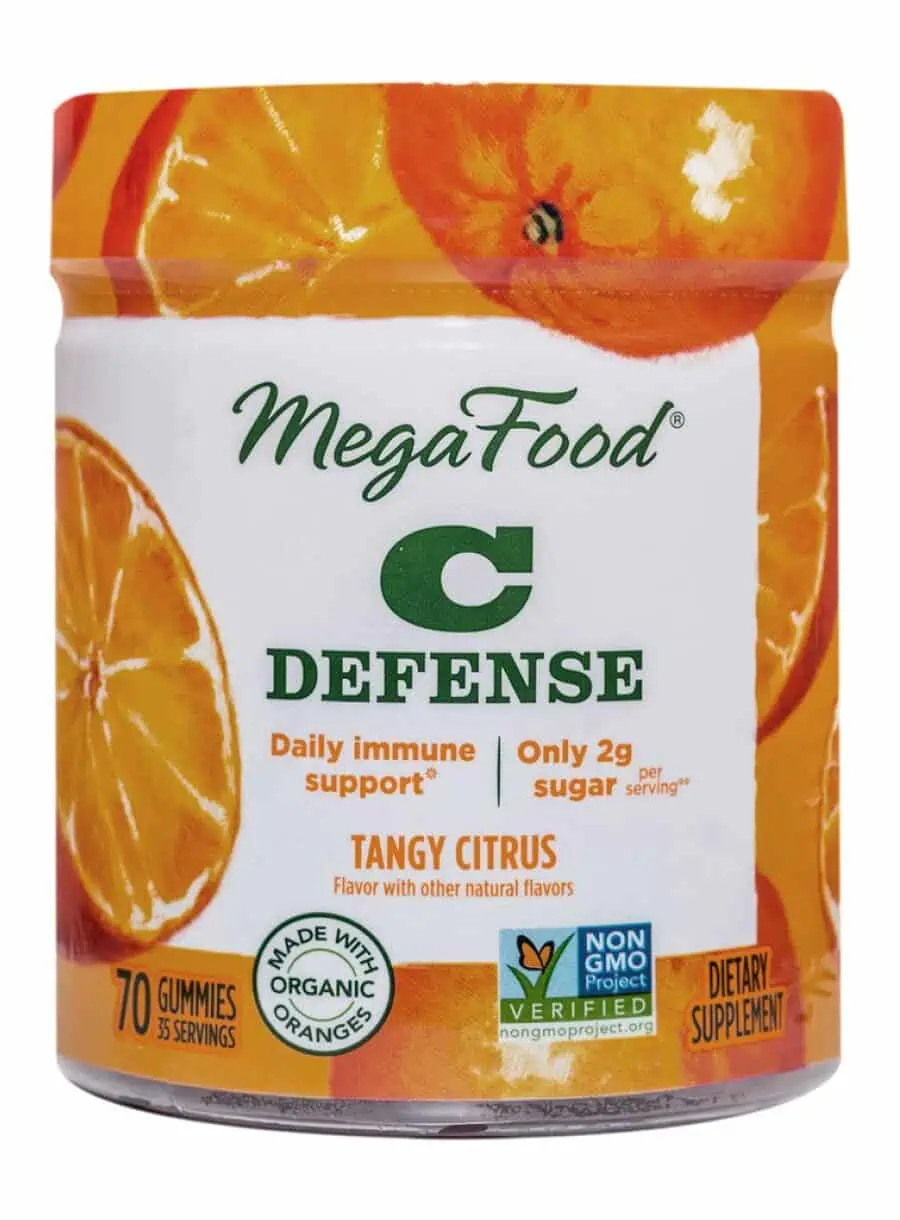 Megafood C Defense Gummies Tangy Citrus -- immune support, vitamin C