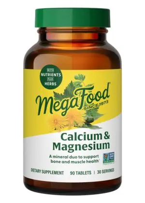 Megafood Calcium & Magnesium -- calcium supplement, magnesium supplement