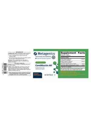 Metagenics CandiBactin-AR(R) -- gut health support, respiratory health support. - Back