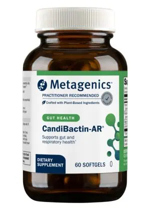 Metagenics CandiBactin-AR(R) -- gut health support, respiratory health support.