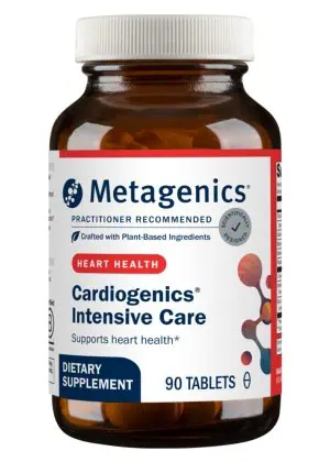 Metagenics Cardiogenics(R) Intensive Care -- heart health, cardiovascular support.