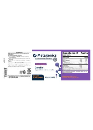 Metagenics Ceralin(R) -- brain health support, nerve health support. - Back