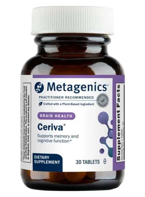 Metagenics Ceriva(R) -- cognitive support, memory enhancement.