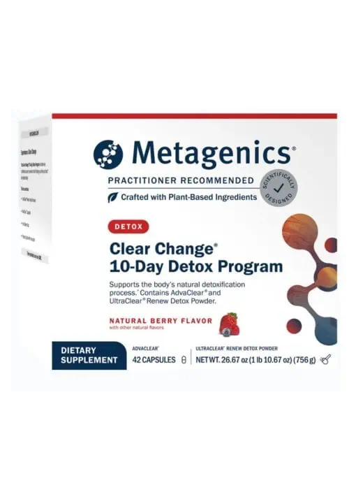 Metagenics Clear Change(R) 10-Day Detox Program Berry -- detox program, metabolic support.