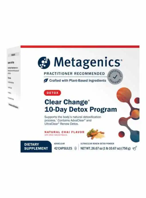 Metagenics Clear Change(R) 10-Day Detox Program Chai -- detox program, nutritional support.