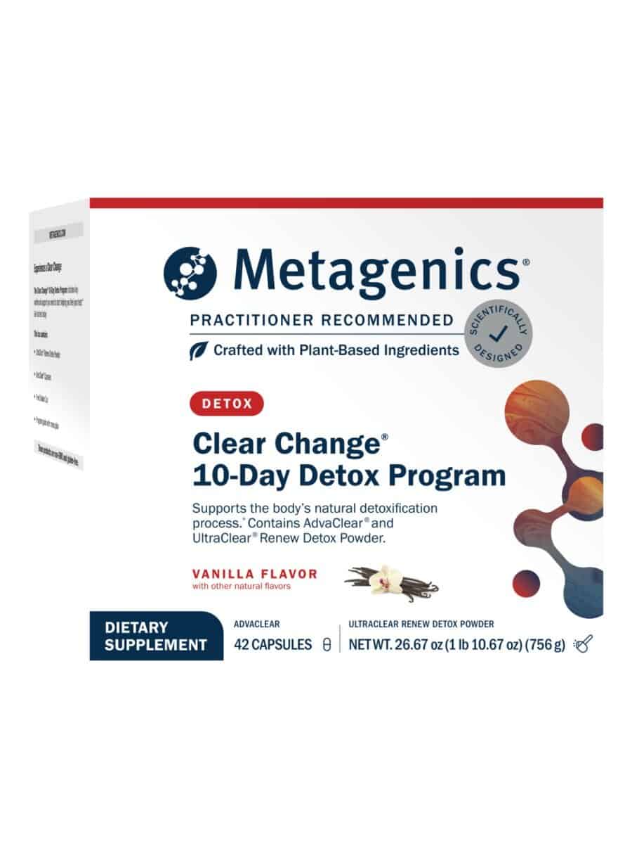 Metagenics Clear Change(R) 10-Day Detox Program Vanilla -- detox program, nutritional support.