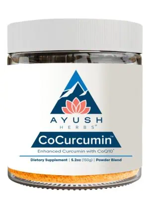 Ayush Herbs CoCurcumin(TM) -- curcumin supplement, immune support.