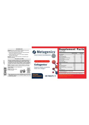 Metagenics Collagenics(R) -- collagen support, connective tissue health. - Back