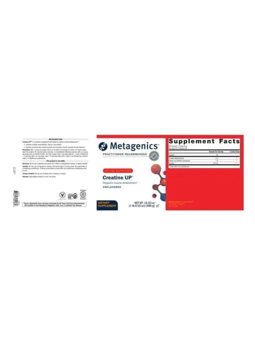 Metagenics Creatine UP -- creatine supplement, muscle support. - Back