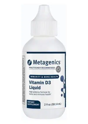 Metagenics D3 Liquid Vitamin -- vitamin D, immune support.
