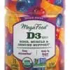Megafood D3 Wellness 1000 IU Gummies, Mixed Fruit -- vitamin d3 gummies, immune support gummies
