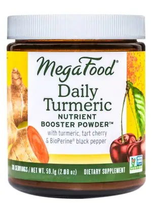 MegaFood Daily Turmeric -- turmeric booster, workout recovery