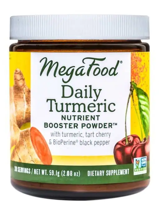 MegaFood Daily Turmeric -- turmeric booster, workout recovery