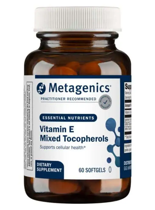 Metagenics Vitamin E Mixed Tocopherols -- antioxidant support, tocopherol blend.