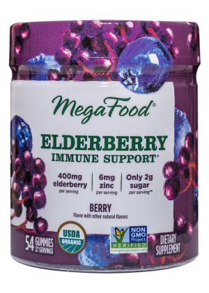 Megafood Elderberry Immune Support Gummies, Berry -- immune support, elderberry gummies