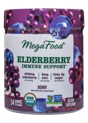 Megafood Elderberry Immune Support Gummies, Berry -- immune support, elderberry gummies