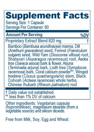 Ayush Herbs Eleg Fem -- menopause support, hormonal balance. - Back