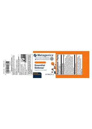 Metagenics Essential Defense(R) -- immune support, traditional herbs. - Back
