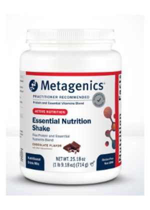 Metagenics Essential Nutrition Shake Chocolate -- protein shake, nutritional support.