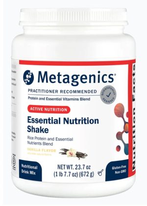 Metagenics Essential Nutrition Shake Vanilla -- nutritional shake, protein shake.