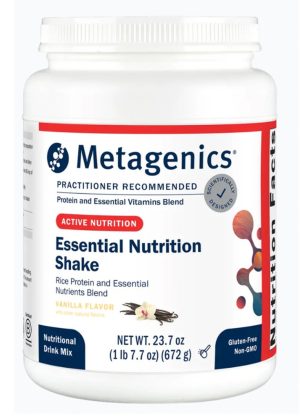 Metagenics Essential Nutrition Shake Vanilla -- nutritional shake, protein shake.