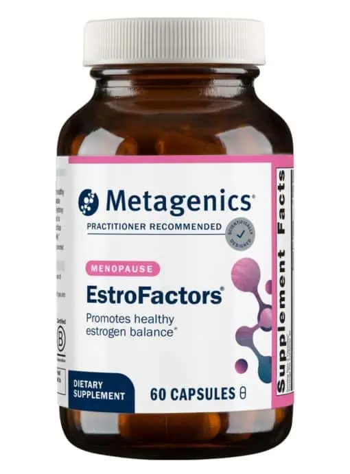 Metagenics EstroFactors -- estrogen balance, hormonal support.