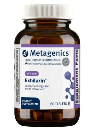 Metagenics Exhilarin(R) -- energy support, stress tolerance.