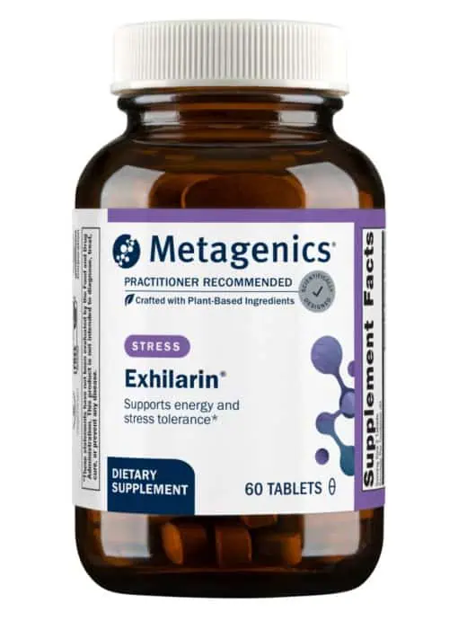 Metagenics Exhilarin(R) -- energy support, stress tolerance.