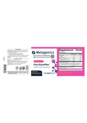 Metagenics Fem EstroPlex(R) -- women's health, menopause support. - Back