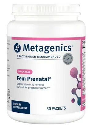 Metagenics Fem Prenatal(R) -- prenatal vitamins, multivitamin for pregnancy.