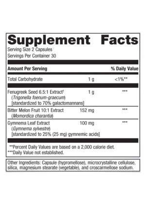 Metagenics Fenugreek Plus(R) -- glucose metabolism support, herbal extract. - Back
