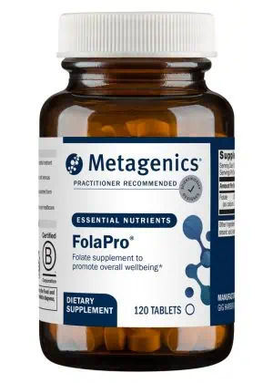 Metagenics FolaPro(R) -- folate supplement, methylated folate.