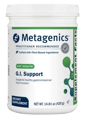 Metagenics G.I. Support -- gastrointestinal support, digestive health.